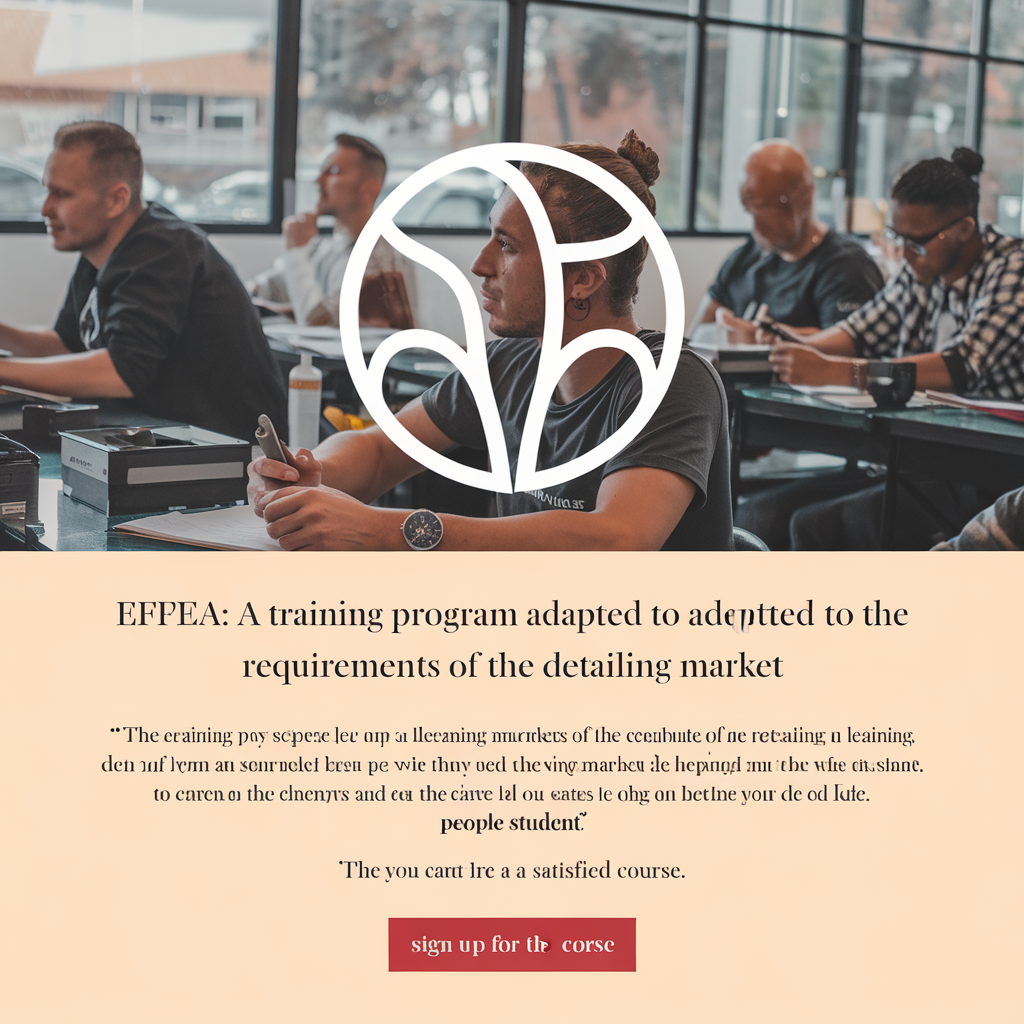 EFPEA : Une Formation Adaptée aux Exigences du Marché du Detailing