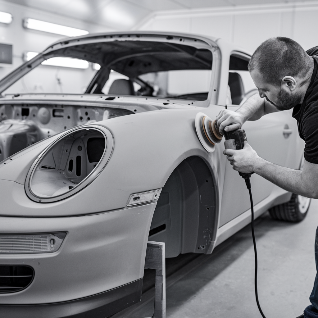 Le Ponçage de la Carrosserie : Préparation pour une Peinture Impeccable